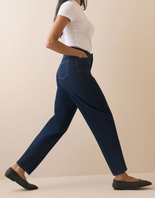 Nobody's Child Denim putney barrel leg jeans in rinse, 5 of 5