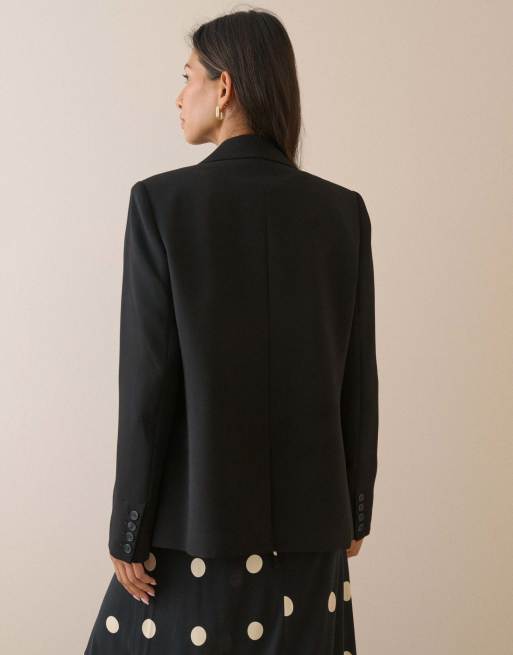 Nobody's Child Double breasted alicia blazer in black, 2 of 5