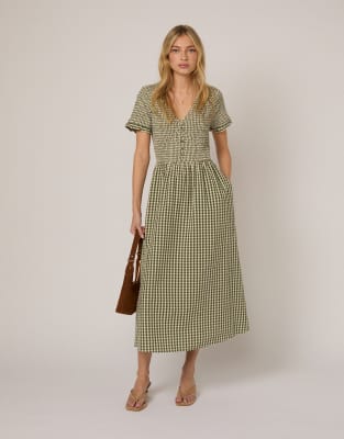 Nobody's Child Eliza Midi Dress In Green