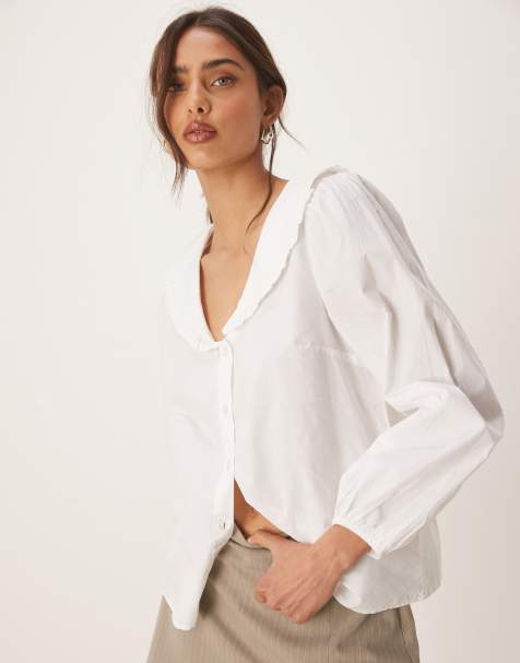 Nobody's Child - Emmie - Blouse met lange mouwen in wit - view 1