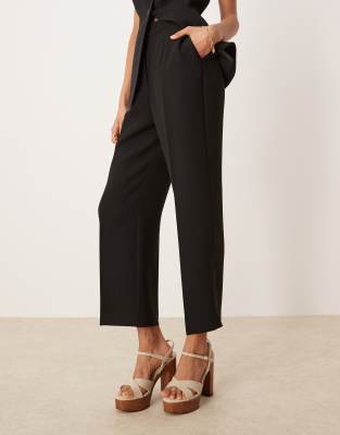 NOBODY'S CHILD ETTA CROP TAILORED PANTS 