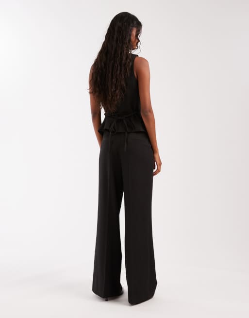 Nobody's Child Evander drawcord tailored pants in gray - part of a set, 4 of 5