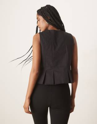 NOBODY'S CHILD EZIA TIE FRONT VEST 