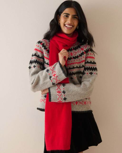 Nobody's Child Fair isle print knitted jumper in multi, 5 of 6