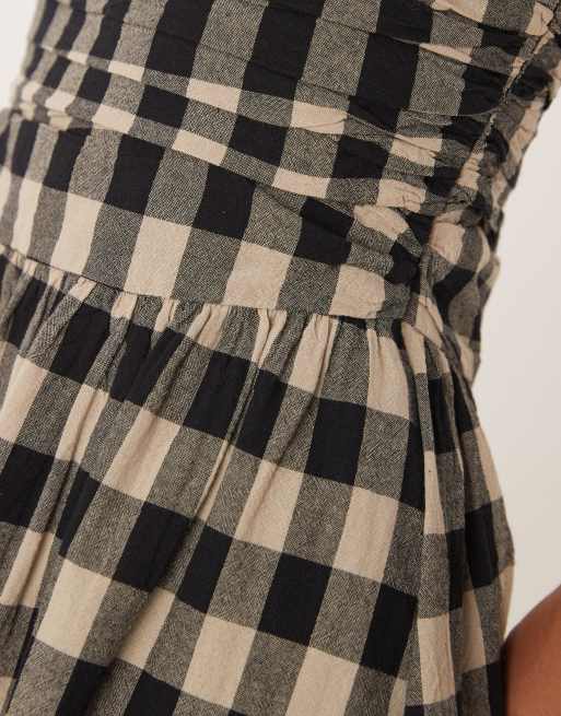 Nobody's Child Felicity bandeau drop waist midi dress in