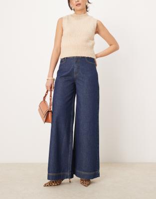 Nobody's Child - Flood - Jeans in Blau mit weitem Bein