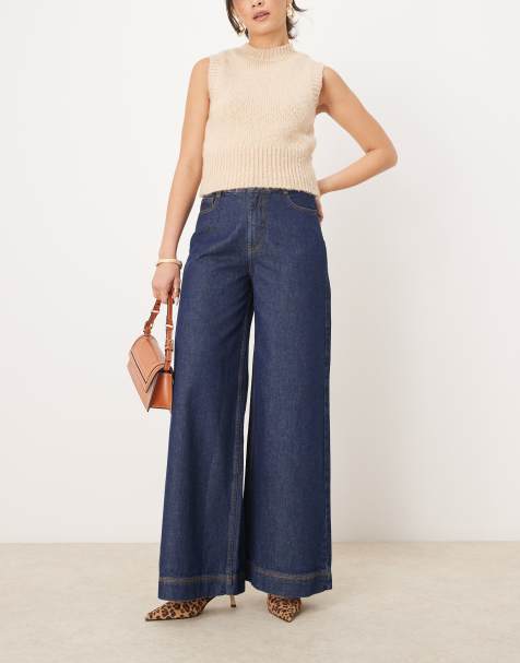 Nobody's Child - Flood - Jeans met wijde pijpen in blauw - view 1