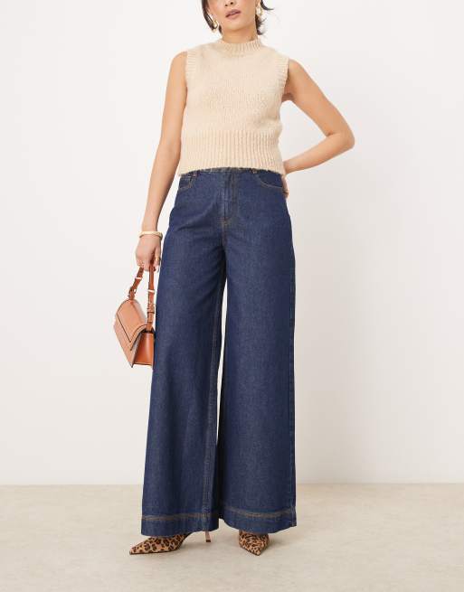 Nobody's Child - Flood - Jeans met wijde pijpen in blauw