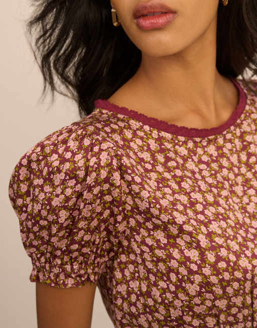 Nobody's Child Floral tie dara midi dress in multi, 3 of 6