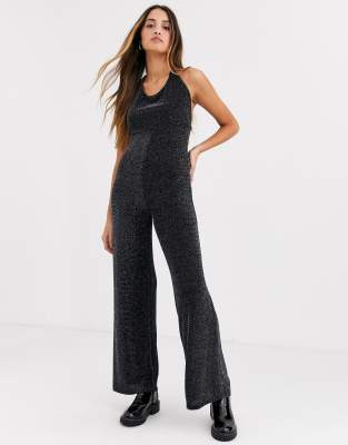 knit halter jumpsuit