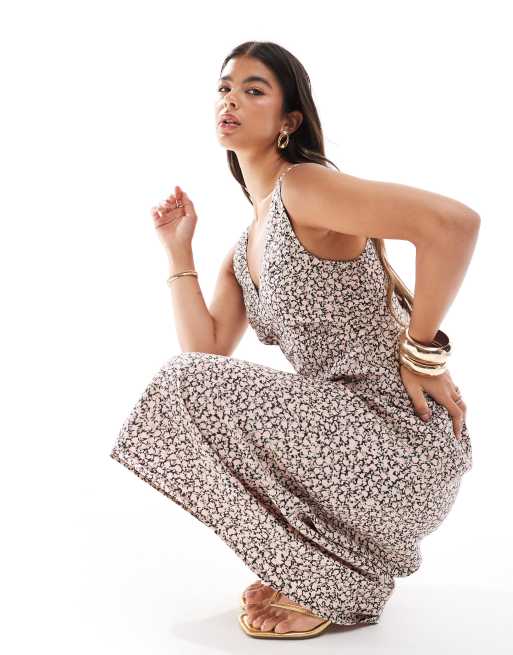 Nobody's Child - Helena - Vestito da midi con scollo a V a fiorellini, 2 di 4