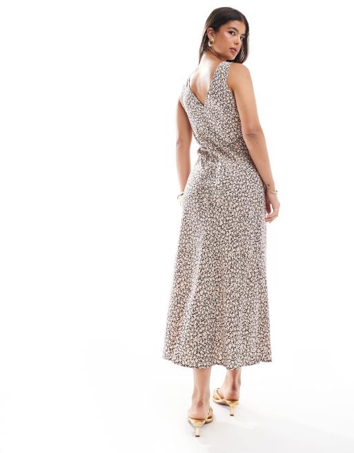Nobody's Child - Helena - Vestito da midi con scollo a V a fiorellini, 4 di 4