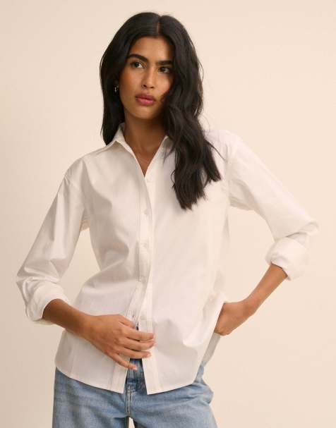Nobody's Child Hestia relaxed shirt in white - view 1