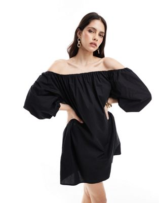 Irena mini dress in black