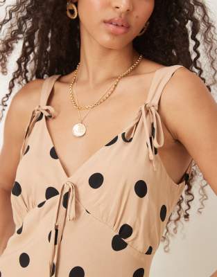 NOBODY'S CHILD JAMILIA STRAPPY MIDI DRESS 