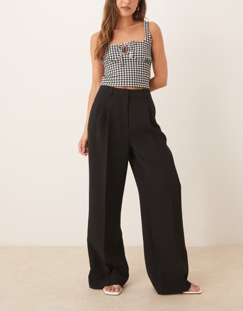 Nobody's Child Jax tailored trousers in black