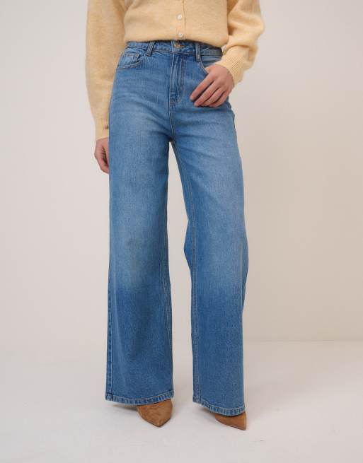 Nobody's Child - Jeans a fondo ampio elasticizzati blu, 4 di 4