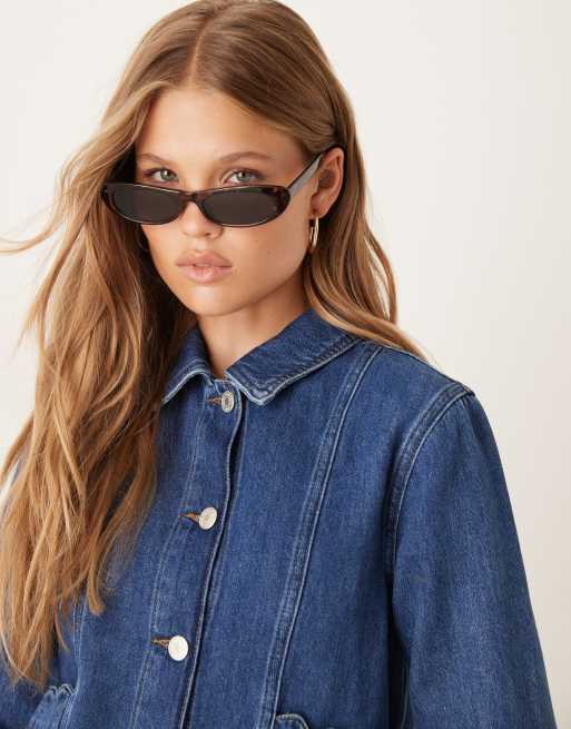 Nobody's Child – Jeansjacke in mittlerer Waschung mit Bogenkante, Kombiteil, 3 von 4