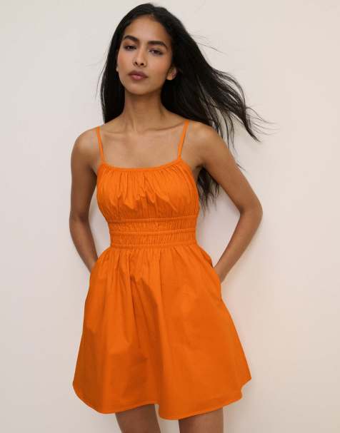 Nobody's Child Jocelyn mini dress in orange - view 1