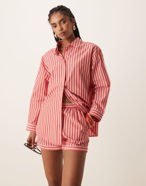 Nobody's Child Kandy shorts in red stripe - part of a set, 5 of 5