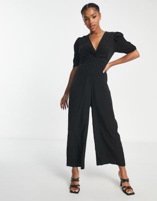 Nobody's Child Katty Jumpsuit In Black