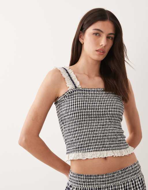 Nobody's Child skirt and top set in black gingham, 3 of 3