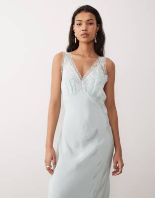 Nobody's Child Lenora Midaxi Cami Dress In Blue