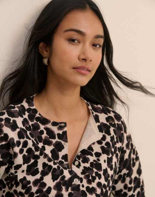 Nobody's Child Leopard print cardigan in multi, 5 of 5