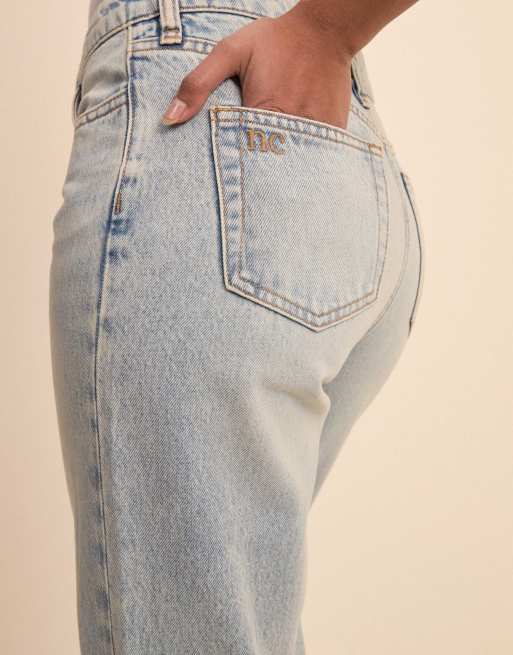 Nobody's Child Light low rise penny relaxed flare jeans in denim, 3 of 5