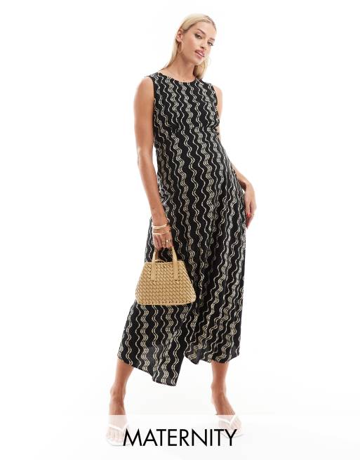 Nobody's Child Maternity - Devi - Kjole uden ærmer med geometrisk print
