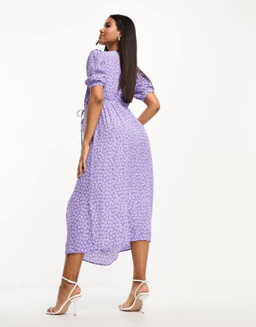 Rosie Puff Sleeve Floral Dress