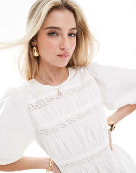 Nobody's Child Maureen midaxi dress in white - view 1
