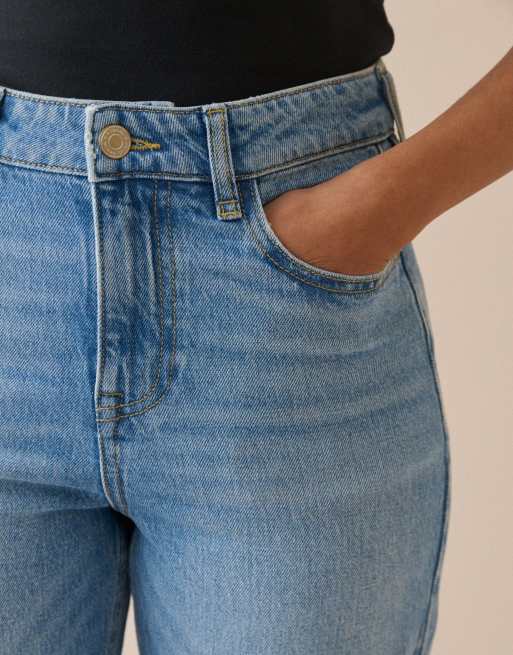 Nobody's Child Mid rise camden tapered jeans in mid wash, 3 of 6