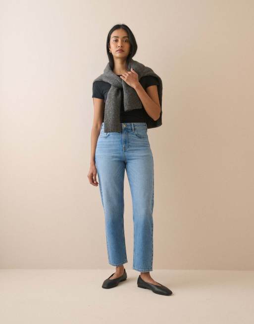 Nobody's Child Mid rise camden tapered jeans in mid wash, 4 of 6