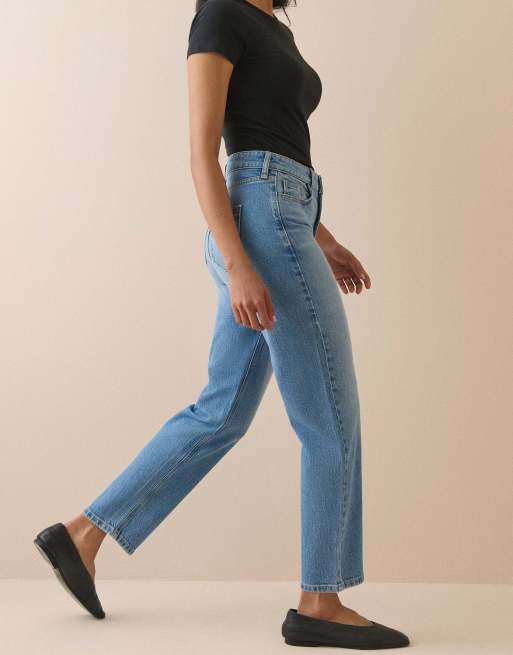 Nobody's Child Mid rise camden tapered jeans in mid wash, 6 of 6