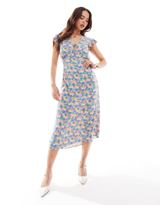 Nobody's Child - Midi jurk met bloemenprint in multi