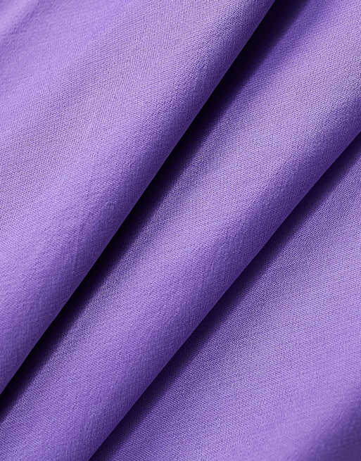 Nobody's Child Mila satin midi skirt in purple, 2 of 4