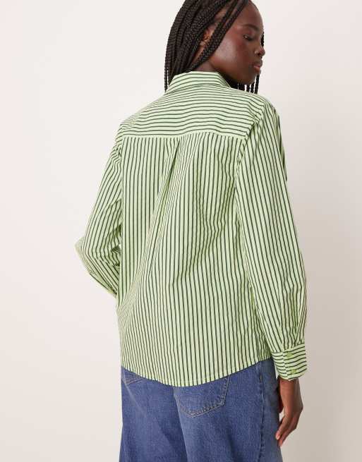 Nobody's Child - Monroe - Camicia verde a righe, 4 di 4