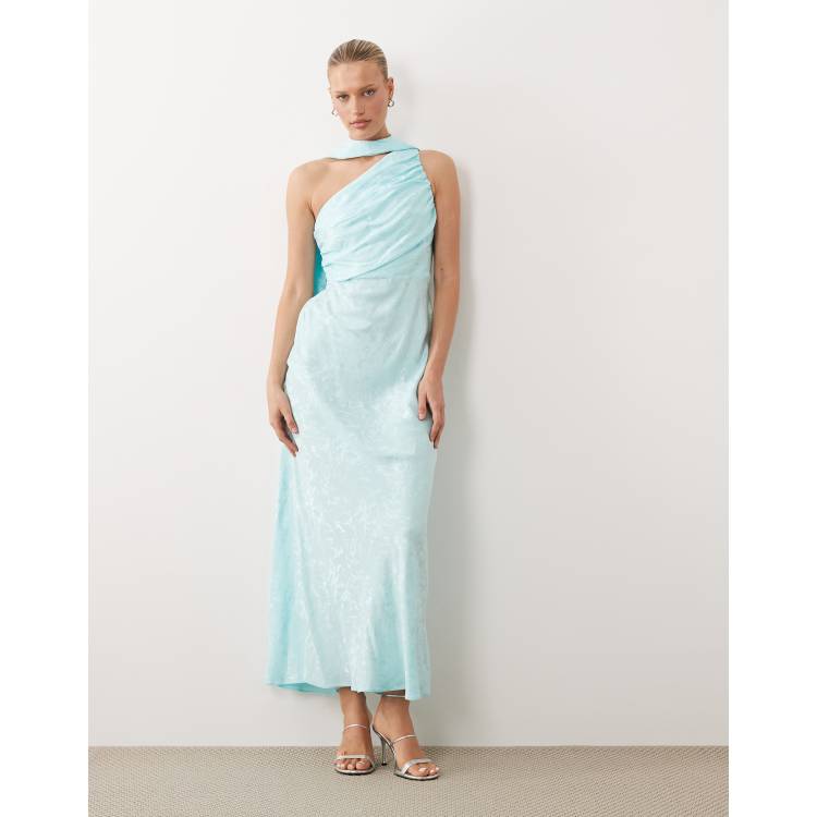 Nobodys Child Occasion Oceane satin jacquard maxi dress in