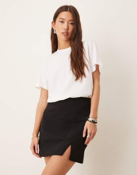 Nobody's Child Oscar tailored pelmet mini skirt in black - part of a set - view 1