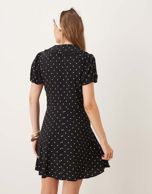 Nodress Cotton Dress White ans dotsloevner mini dress itimi nodress