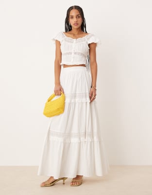 Nobody's Child Paneled Midaxi Skirt