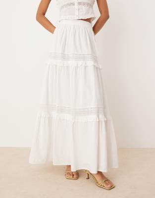 NOBODY'S CHILD PANELED MIDAXI SKIRT 