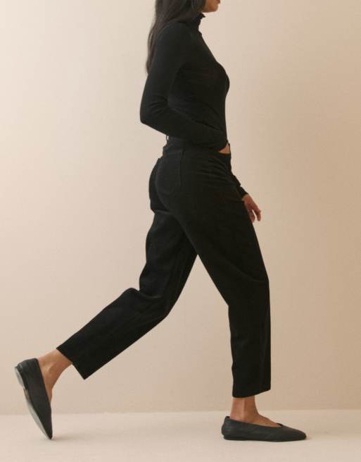 Nobody's Child pantalones barrel de pana en negro, 2 de 5