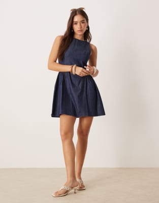 NOBODY'S CHILD PENELOPE STRUCTURED MINI DRESS 