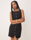 [Nobody's Child] Nobody's Child Peri mini dress in black 8 Black