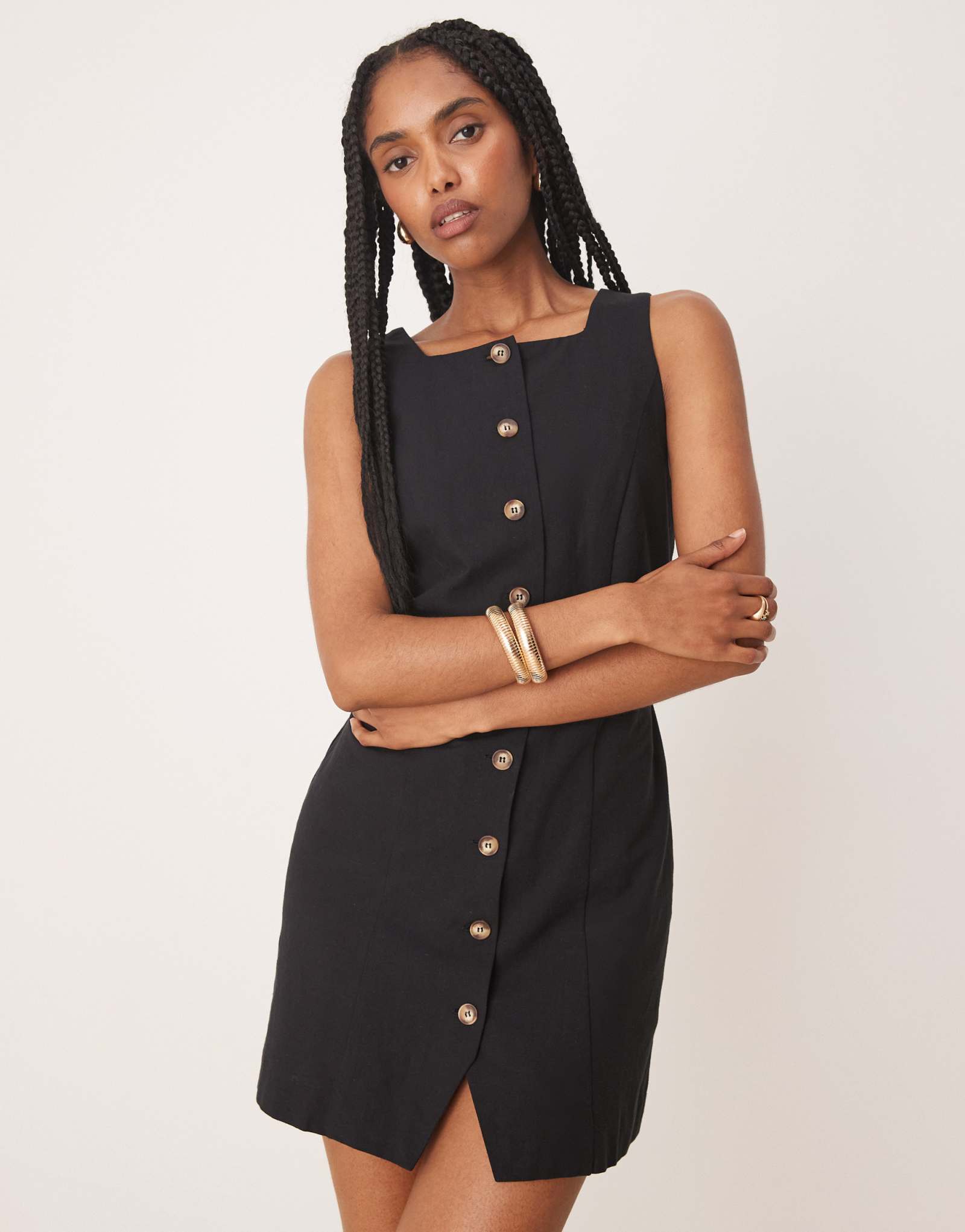 Мини-платье Nobody's Child Peri черного цвета