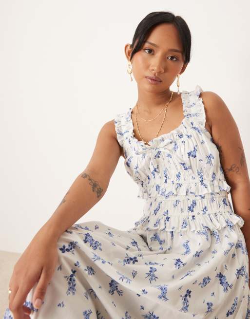 Ariel Eyelet Crochet Dress