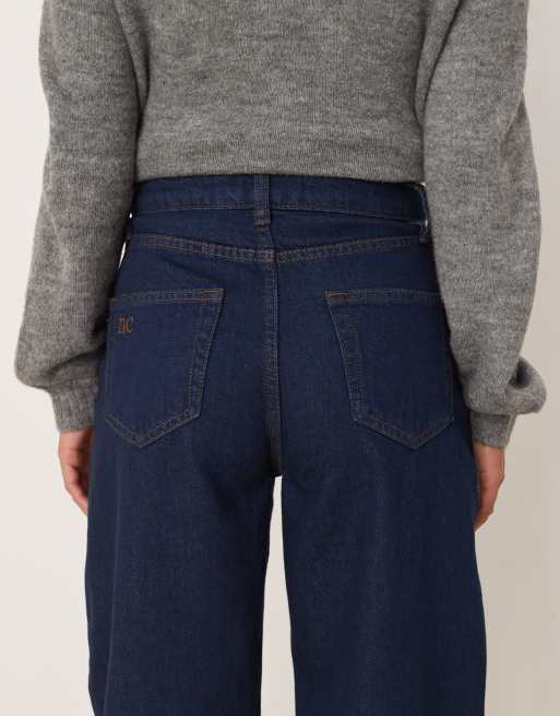 Nobody's Child Petite – Barrel-Leg-Jeans in Indigoblau, 4 von 5
