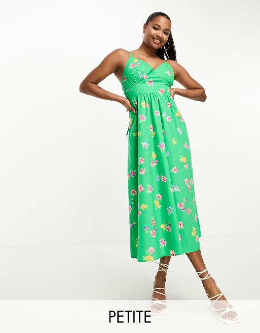 Buy Green 100% Cotton Knot Summer Maxi Dress from the Next UK online shop